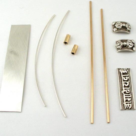 all the pieces to make the ring