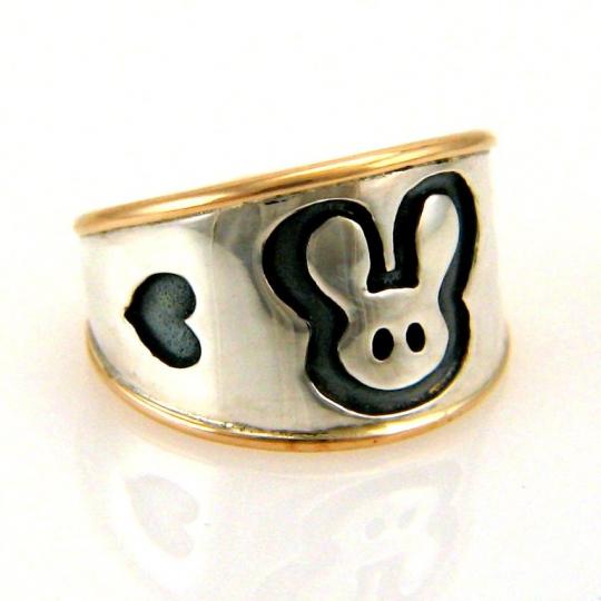 Custom Made Bunny Ring