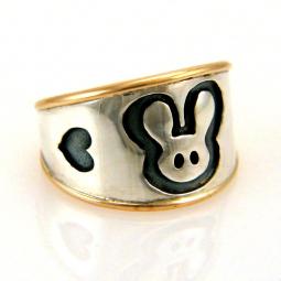 Custom Made Bunny Ring