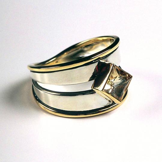 Champagne Topaz Ring
