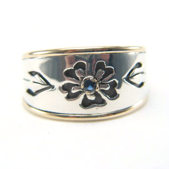 Pierced Flower Ring